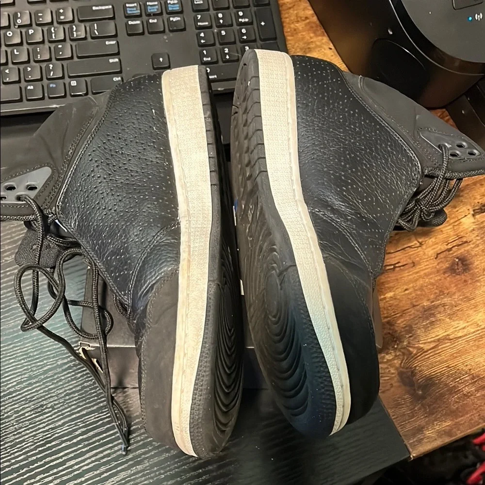 Nike Jordan 1 Flight 5 Premium Black, size 8.5 881434-020 🔥